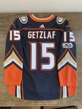 Ryan Getzlaf Anaheim Ducks Authentic Jersey Adidas NHL 100 Size 46