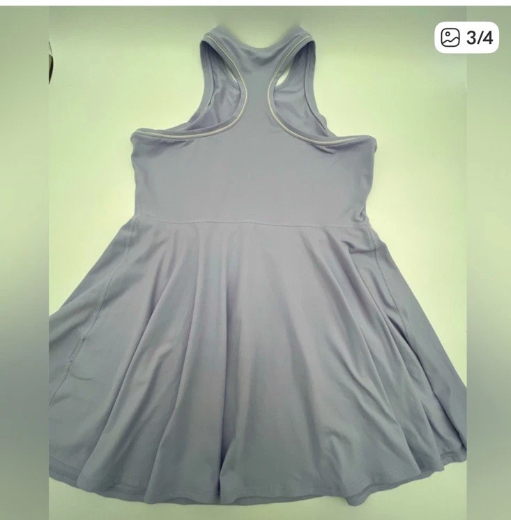 Vestido Tenis Nike Court Dri-FIT Lavanda-Color LILA 207230-100 Blanco Juvenil XL Foto 4 de 4