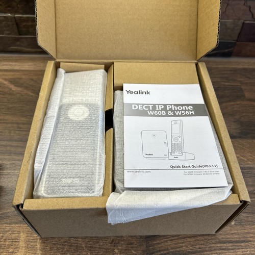 BT Yealink DECT IP Phone W60P Complete Black - Brand New In Box - Fast Postage - Picture 3 of 6