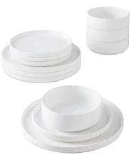 The Cellar Aaden Matte Stackable Dinnerware 12 Piece  Service Of 4