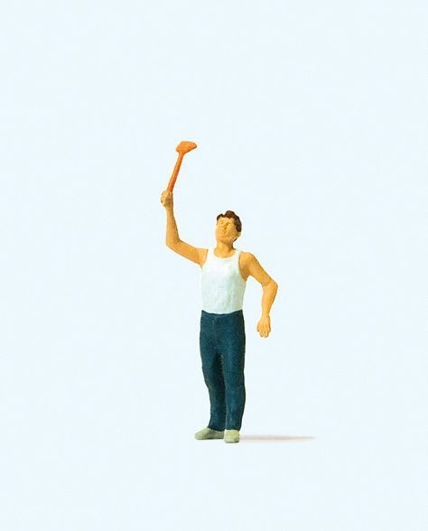 Swatting the Fly Figure HO/OO gauge Figures Preiser 28157