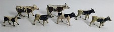 Vintage Miniature Lead Toy Cow Figurine Lot Farm Animal