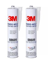 3M 8609 08609 Window-Weld Super Fast Windshield Urethane Black 10.5oz 2 Pack