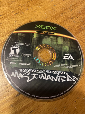 Need for Speed: Most Wanted (Microsoft Xbox, 2005) Disc Only