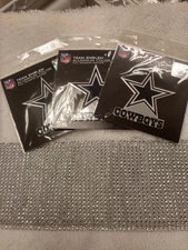 NFL Dallas Cowboys Team Emblem Sticker Aluminum/Blue Color