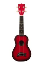 Makala Soprano Dolphin Series Ukulele, Red Burst