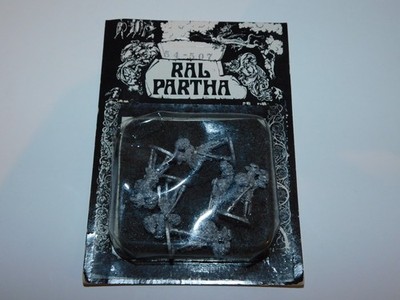 VINTAGE NOS Ral Partha METAL MINIATURES - 54-507 SWORDSMEN 6-PACK - NEW SEALED