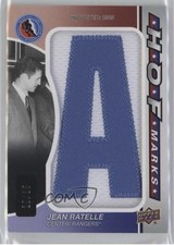 2024-25 Upper Deck SP Game Used HOF Marks 29/35 Jean Ratelle #HOFM-JR HOF