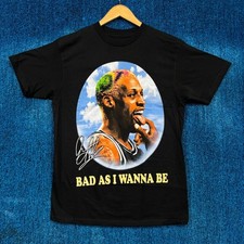 Dennis Rodman Bad As I Wanna Be Graphic T-Shirt Size M
