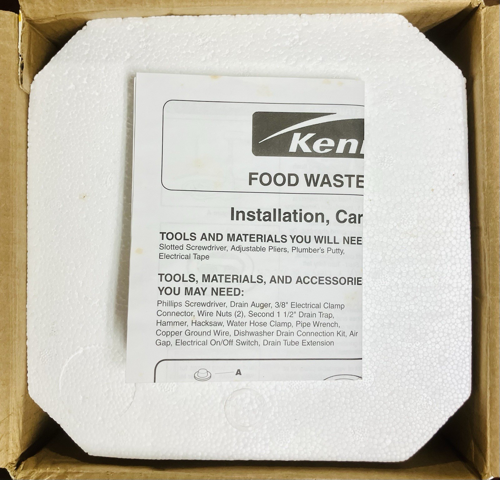Brand New Kenmore 3/4 HP Heavy Duty 60571 Food Waste Disposer Model 175.60571