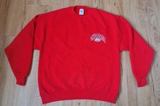 Vintage Ohio State Buckeyes Crewneck Sweatshirt Red Made In USA Size L