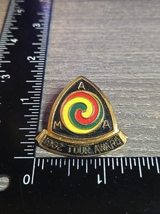 Vintage AMA American Motorcycle Association 1962 Tour Award Pin Abd