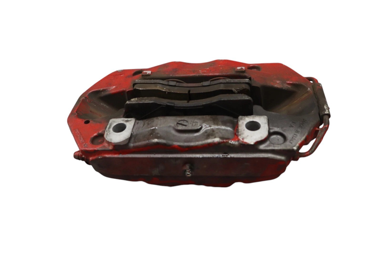 14-16 Maserati Ghibli Rear Left And Right Side Parking Brake Caliper Red Oem