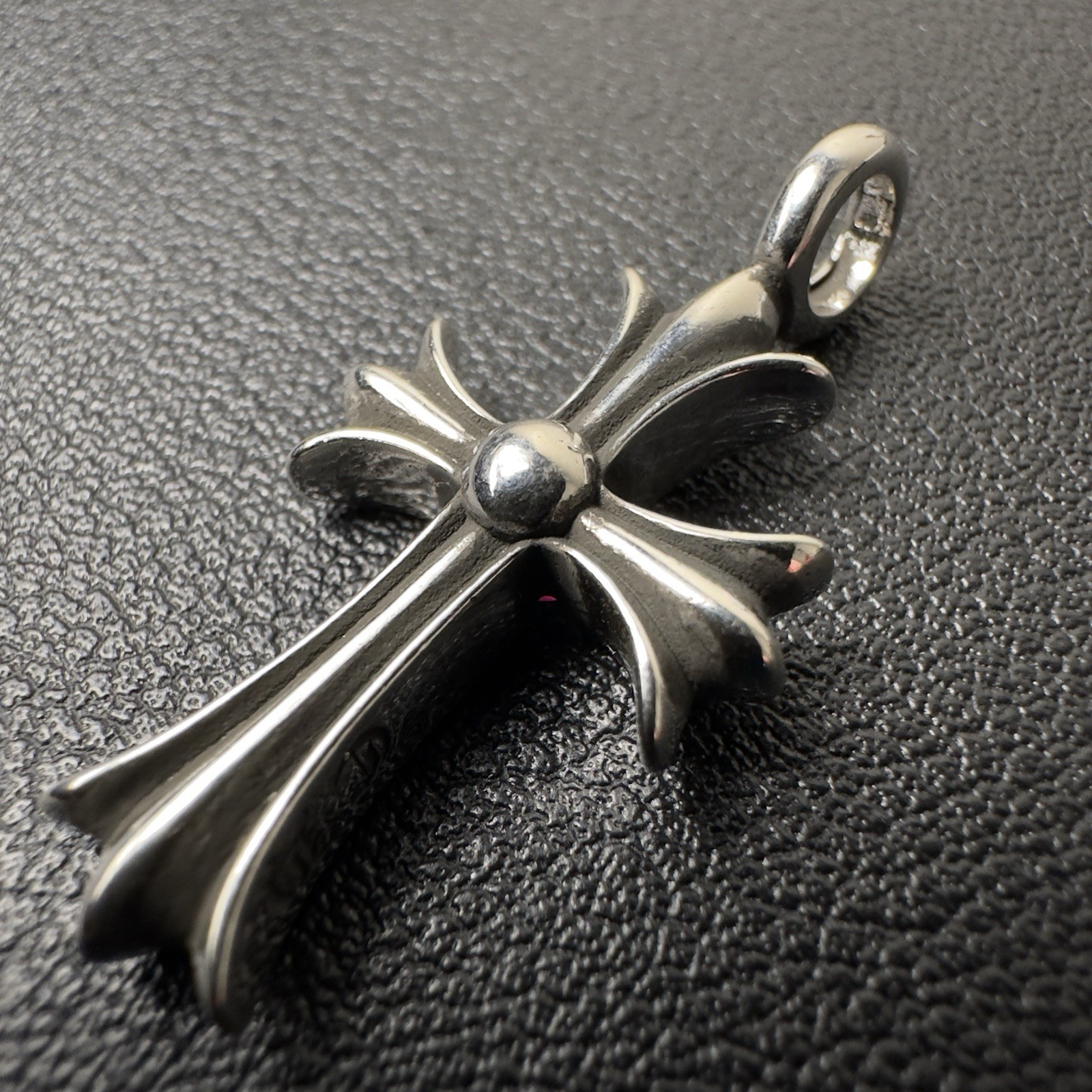 Chrome Hearts Ruby Tiny Cross Pendant - image 6