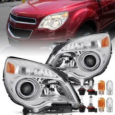 Headlight Assembly Set 2010-2015 Equinox Halogen Projector OE Left Right