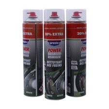 Bremsenreiniger Power Presto 3x600 ml Spraydose Bremsen Spray Teilereiniger