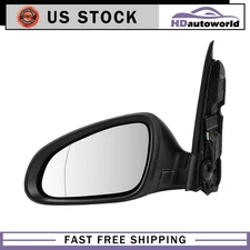 Driver Side Door Mirror For 2012-2017 Buick Verano Power LH Balck