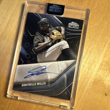 2023 Topps Chrome Black Autograph Dontrelle Willis #CBA-DWIL Miami Marlins