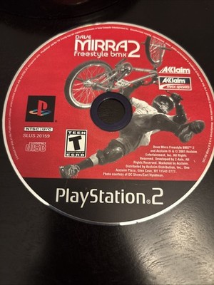 Dave Mirra Freestyle BMX 2 Sony PlayStation 2 PS2 - Disc Only Tested