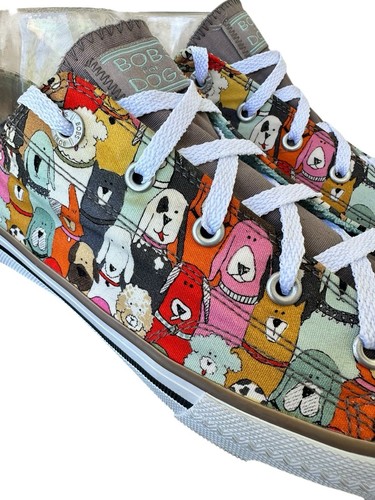 Skechers BOBS For Dogs Utopia Womens Size 9.5 Canvas Sneaker Shoe Best Friend