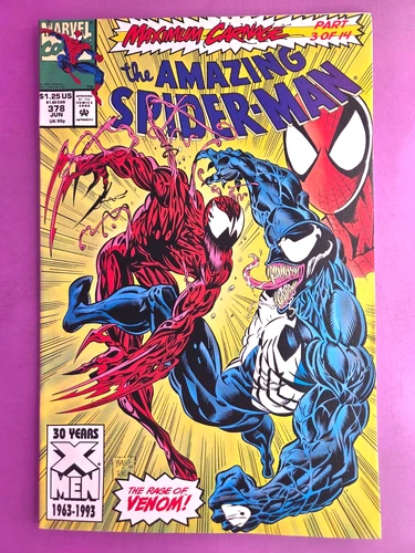 THE AMAZING SPIDER-MAN   #378   VF/NM   1993  B&B COMBINE SHIP BX2426