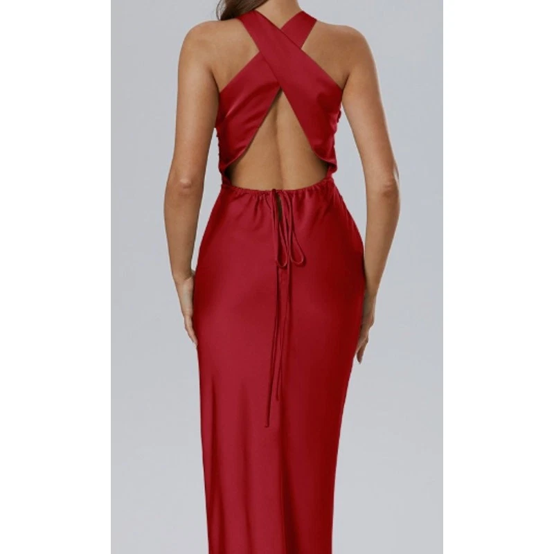 Claret Bridesmaid Dress in Women's Dresses for sale | eBay UK
