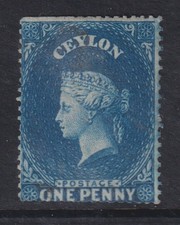 Ceylon 1861 SG 19a MNG VF / CAT VALUE $190