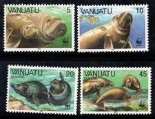 Vanuatu 1988 Mi. 782-785 New ** 100% WWF, Nature, Wildlife, Animals