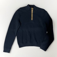 Vineyard Vines Boys Size 6 Quarter Zip Sweater, Blue L/S, Shep  Ian