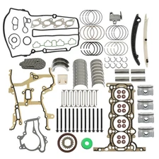 Rebuild - Gasket Piston Bearing Timing Chain Set For Buick Chevrolet 2011-2016
