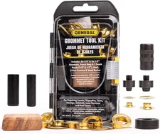 General Tools 3/8"-1/2" Grommet Multi Kit, 3/8" and 1/2", Assorted 