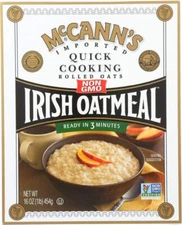 McCann's Irish Oatmeal Quick Cooking Rolled Oats 16oz Pack of 2 Boxes