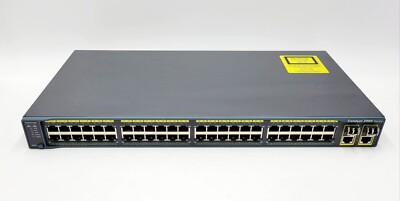 Cisco WS-C2960-48TC-L Catalyst 2960 Series 48-Port 10/100 Ethernet