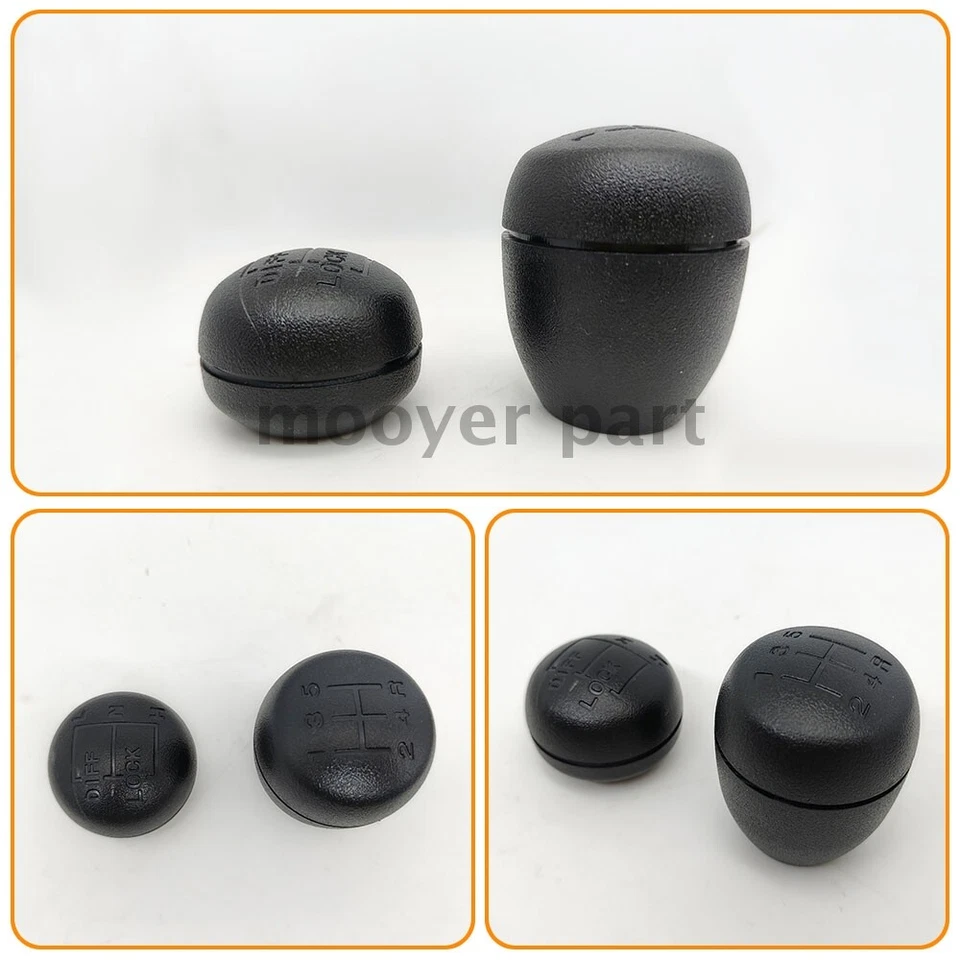 Estuche de transferencia de perilla de cambio manual negro para Land Rover Defender Foto 2 de 4