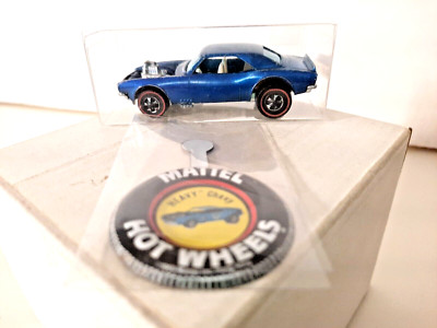 Redliner Hot Wheels by Mattel org. 1970 '' HEAVY CHEVY '' mit Button no Box KULT!