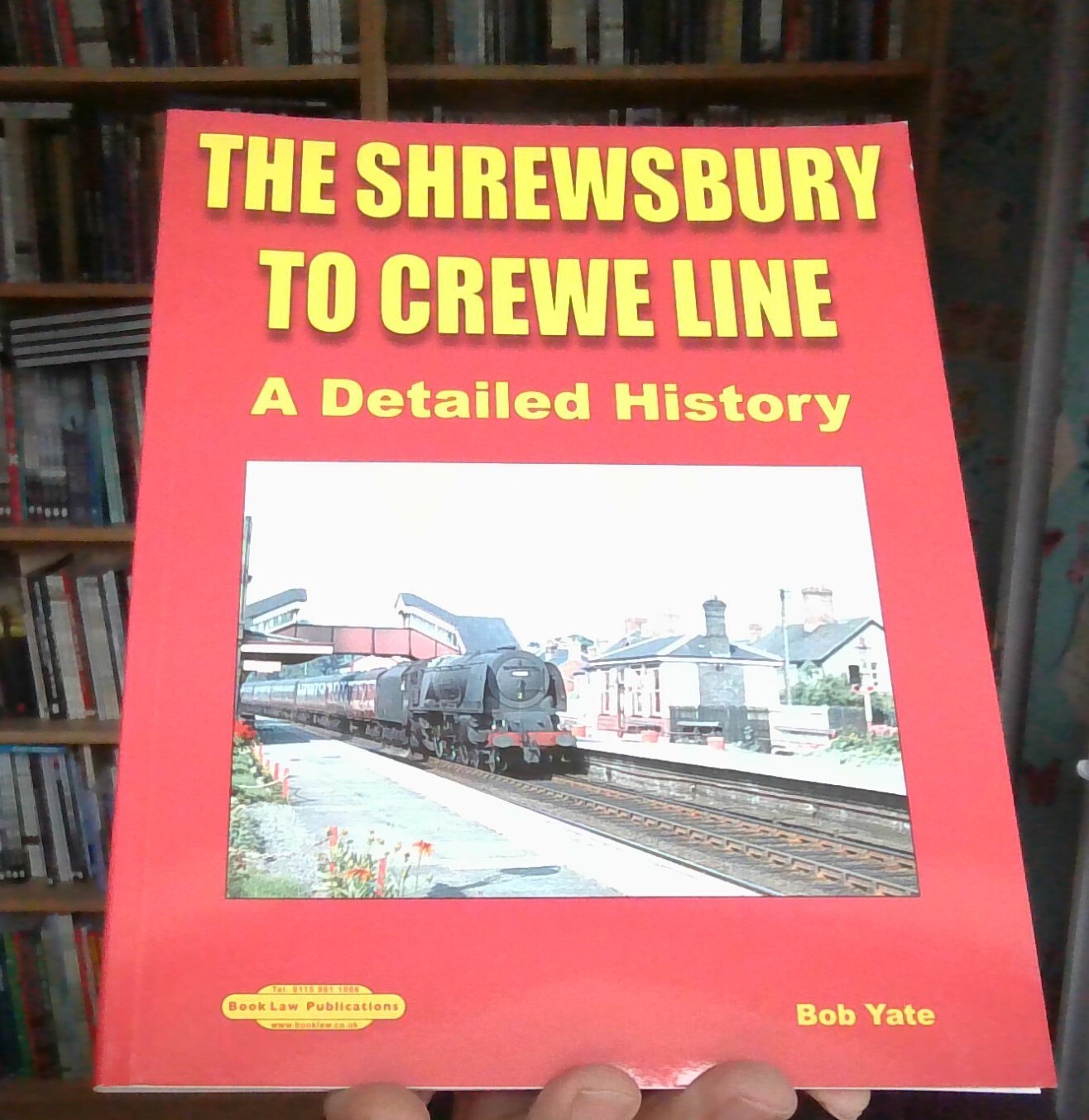 The Shrewsbury to Crewe Line: A Detailed History by Bob Yate Paperback 2014 NEW