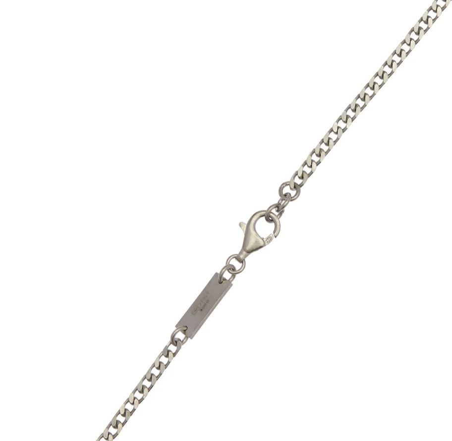 Maison Margiela Dog Tag Logo Chain Necklace Gold Silver Maison Margiela Dog Tag Logo Chain Necklace Gold Silver