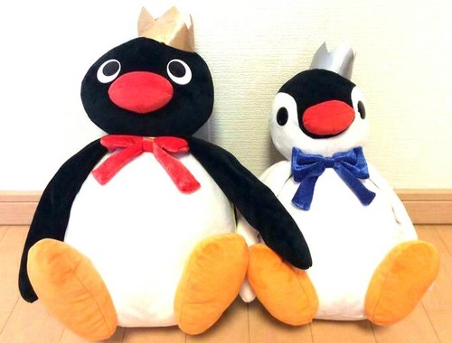 Very Rare Pingu Pinga Nuigurumi Pingu Okan Big All 2 Types Set Very Kawaii Ebay