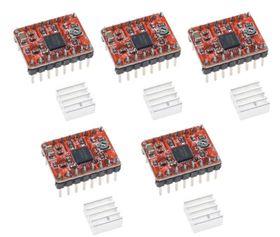 5 Stück A4988 Stepper Motor Driver Heatsink RepRap 3D Printer RAMPS 1.4 DHL
