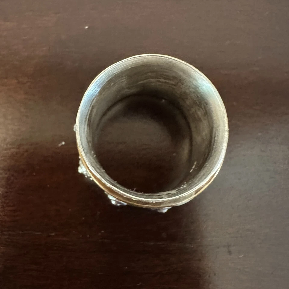 Sterling Silver 925 Spinner Ring or Fidget Ring Size 7.5-8? - Image 3 of 4