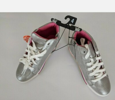 NWT Wonder Nation Shine Power Athletic High-Top Sneaker Girls Size