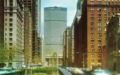 Pan Am Building Vintage Chrome New York NYC c1905 P218