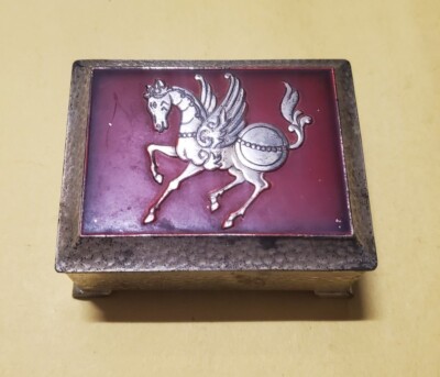 Vintage Yamatogumi Metal Trinket Cigarette Holder-Pegasus Made in Occupied  Japan
