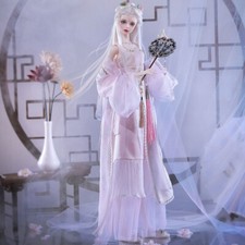New Hanfu Dress clothes Hair wig Shoes For 1/3 BJD Doll Xiny    A