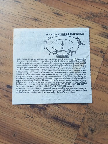 1984 FA Cup Final Programme & Ticket – Everton vs Watford, Wembley Stadium - Picture 5 of 6