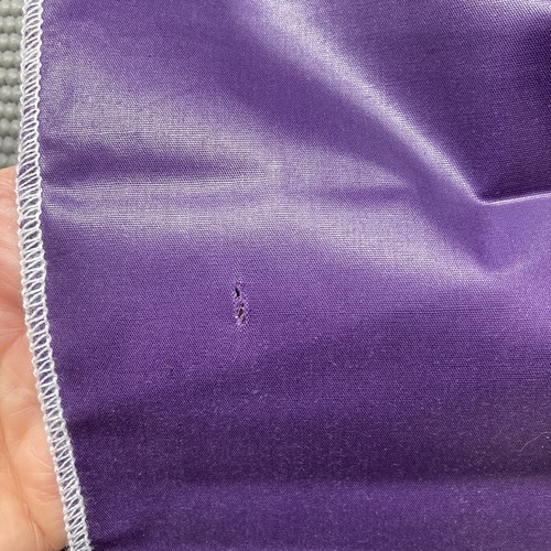 Decorator's Gallery Upholstery Fabric Sample 26" Panel Polycotton Sateen Purple - Picture 9 of 11