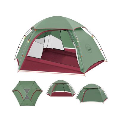 KAZOO Waterproof Backpacking Tent Ultralight 1/2 Person Lightweight Camping T...