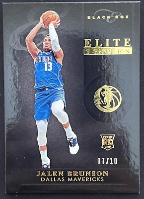 Jalen Brunson 2018-19 Panini Chronicles Elite Black Box Rookie GOLD #’rd /10