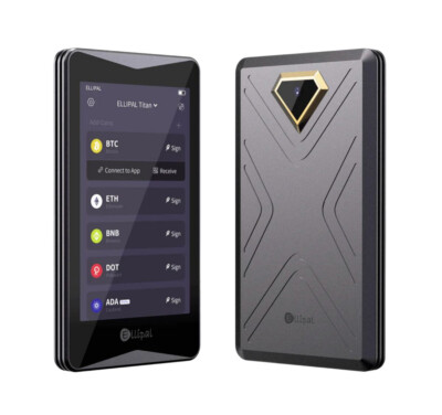 New ELLIPAL Titan 2.0 Crypto Wallet   Cryptocurrency Hardware Wallet  