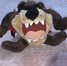 Looney Tunes  Taz  Tasmanian Devil with Vampire Cape Halloween EUC 9  VTG 1998